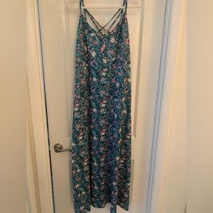 Alisha Knit Strappy Back Maxi Dress